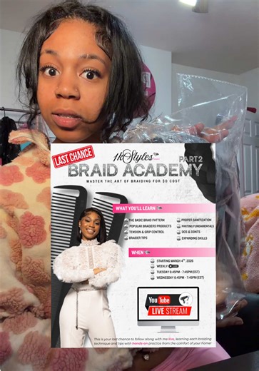 Braid Skills Class Starting March 4th