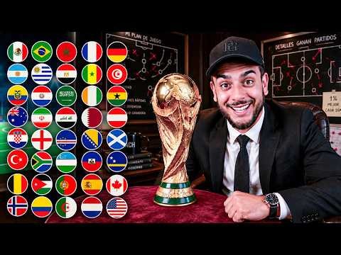 ENTRENO los 48 PAISES del MUNDIAL 2026 en 1 solo VIDEO