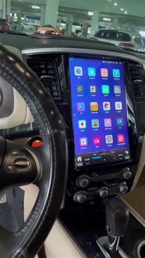 Belsee Tesla Style Screen Android Auto CarPlay Head Unit Radio Upgrade for Nissan Pathfinder 2013+