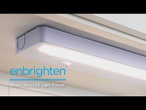 34285 34287 34289: Enbrighten Direct Wire LED Light Fixture - Installation