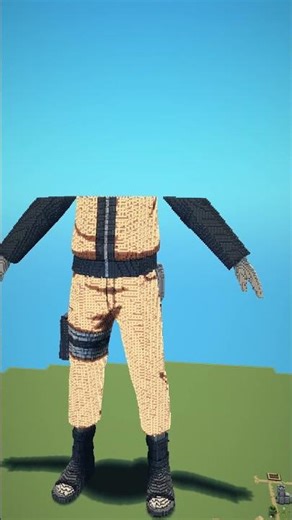 Naruto build in Minecraft