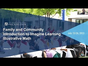 Virtual Introduction to Imagine Learning LLC/Illustrative Mathematics - A SDP Town Hall
