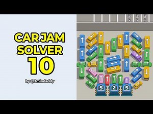 Car Jam Solver Level 10 Solution and Walkthrough