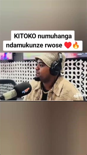 Kitoko Bibarwa Patrick at KISS FM. #rwandatiktok🇷🇼