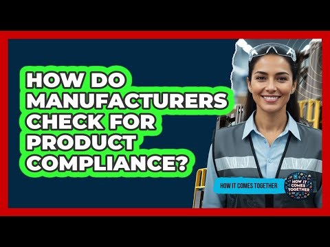 How Do Manufacturers Check For Product Compliance?