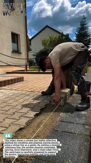 Perfect Paver Edge Trick That Saves HOURS of Work! 🔥