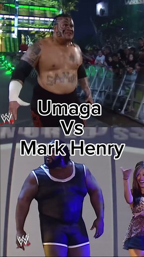 Umaga vs Mark Henry: Epic WWE Showdown