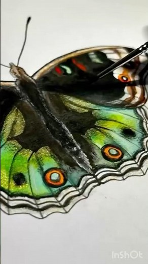 Ecoline, rustgevend handgemaakt schilderij 🖼️ #shorts