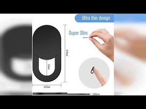 Review: Webcam Cover Slide,[6 Pack] Ultra-Thin Laptop Web Camera Cover Compatible with MacBook...