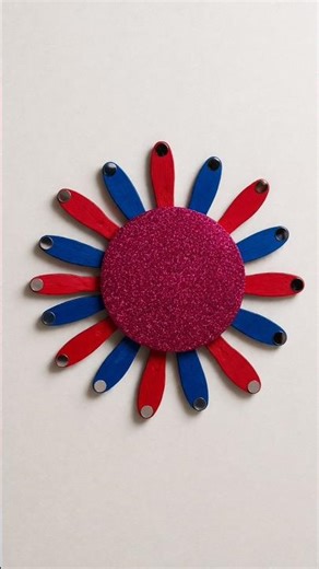 DIY Ice Cream Stick wall Hanging Craft Ideas _ #viral #shorts #diy #wallhanging #room #decor