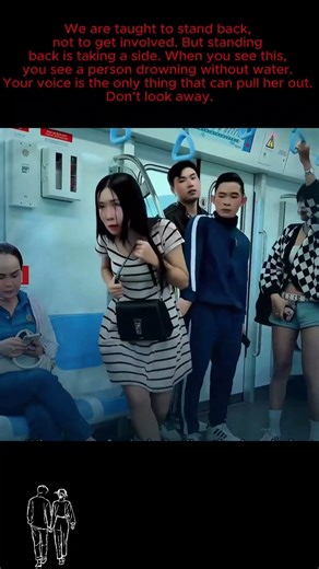 A desperate SOS in plain sight. Watch the reaction.