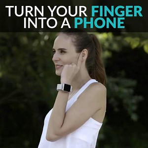 This wristband turns your fingertip into a phone: http://kck.st/2c2Oan3 | Parsec