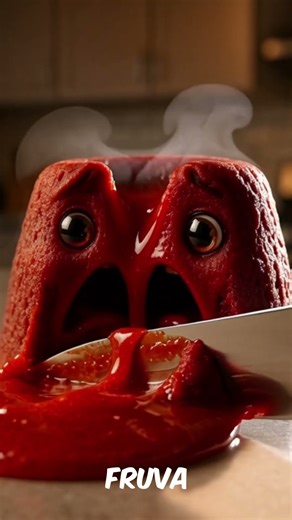 “Scared Pudding ASMR 😨 | Juicy Cutting Sounds & Reactions” #asmr