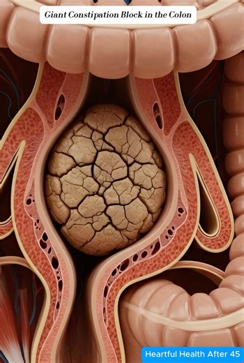 Giant Constipation Block in the Colon | 3D Anatomy Explained