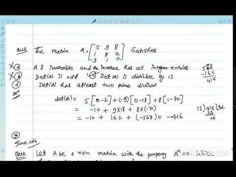 Eigenvalues CSIR NET pyqs Lecture -29