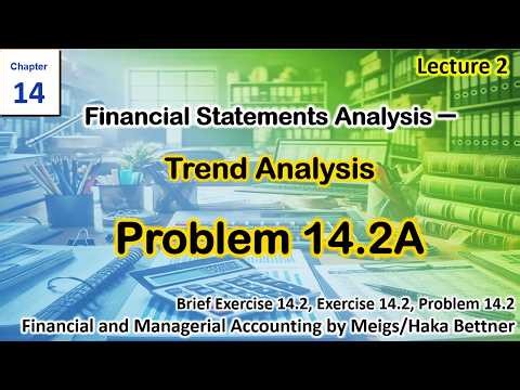 Lecture 2 | Chapter 14 | Trend Analysis | Financial and Managerial Accounting | Meigs