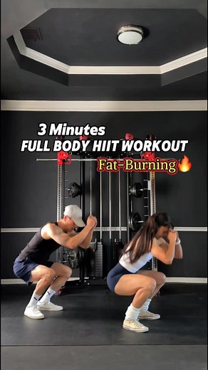 3-minute full body workout. Just press play and move with us @leobesimple - quick, sweaty, and perfect for burning fat while sculpting full body #homeworkout #workoutathome #gluteworkout | ArielYu.Fit