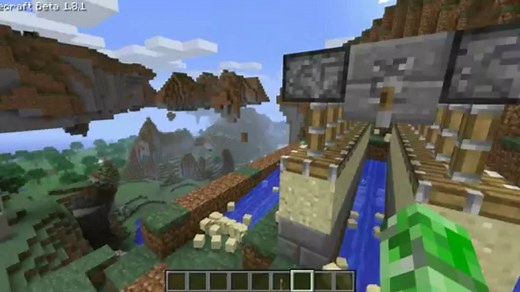 Minecraft - How to make a Piston Powered Sand Duplicator!