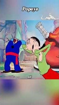 Popeye heard Olive Oyl’s desperate cry for help #animation