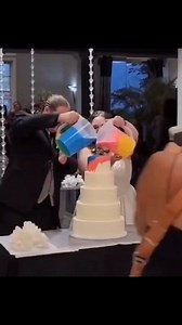 3.8M views · 20K reactions | This couple did something unique at their wedding! #wedding #marriedlife #bride #groom #artist | OKC Cake Lady | Facebook