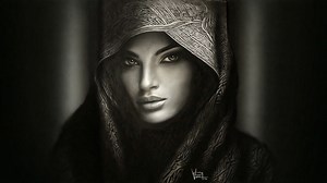 Capturing Mystery in The Enigmatic Queen of Sheeba Drawing