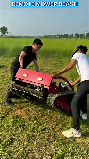 Powerful Remote Control Lawn Mower – Cuts Thick Grass in Seconds!