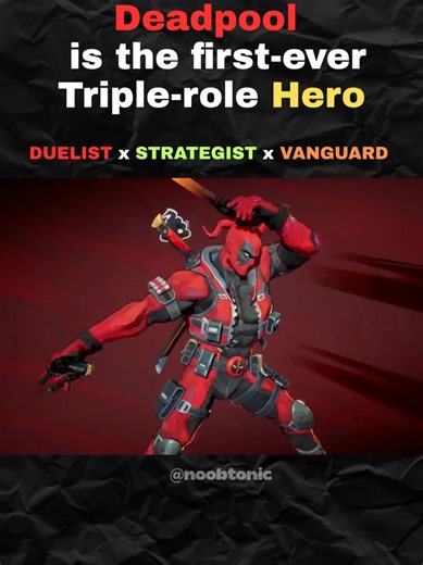Deadpool is MARVEL RIVALS first-ever Triple-role hero #masrvelrivals #deadpool #gameplay #fyp #PS5