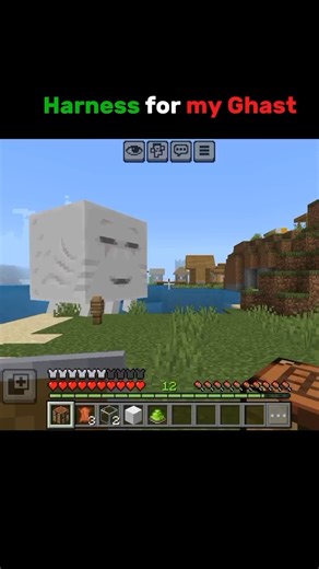 how to make harness...? #minecraft #shorts