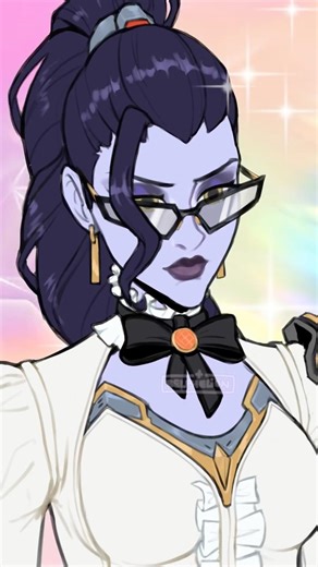 i would be in error 404 :( too #widowmaker #kiriko #illari #overwatch #animation #fanart