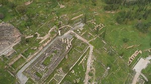 Aerial View Archaeological Site Ancient Delphi Stock Footage Video (100% Royalty-free) 1010090876 | Shutterstock
