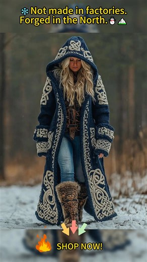 ⚔️✨ GRACE MEETS GRIT, YOUR NORDIC FIT ❄️ Our women’s Viking-inspired collection merges ancient Nordic spirit with modern comfort, crafting garments that honor the courage of warrior women and the magic of the frozen north. ⛄️ Soft as winter snow yet strong as Yggdrasil’s roots, each piece is woven to empower. Our sculpting Viking leggings hug with gentle warmth, blending durability with a flattering fit for adventures or quiet moments—because strength and beauty need not choose. The handcrafted 