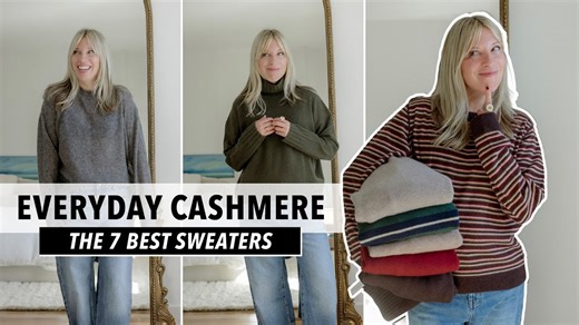 The 7 Best Everyday Cashmere Sweaters (Shana's 2026 Video Guide)