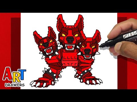 How To Draw CERBERUS | Steal a Brainrot ROBLOX