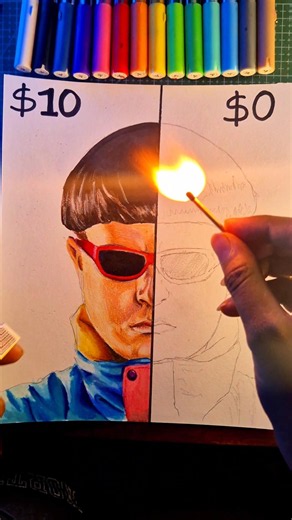 Drawing ✨ OLIVER TREE ✨ with $0 🫪 *ruined it** #shorts #drawing