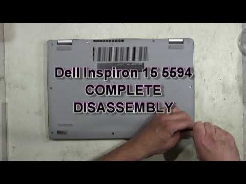 Dell Inspiron 15 5000 5594 How To Complete Take Apart Full Disassembly Nothing Left