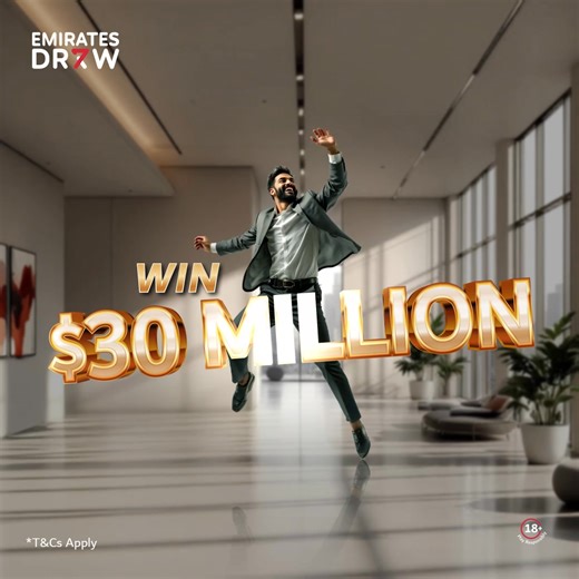 A life-changing moment for one. Your turn might be closer than you think. | Emirates Draw GCC