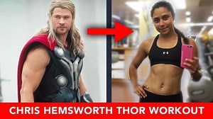 The only workout to be able to throw Thor's Hammer Mjölnir 🔨⚡️ | Michelle Khare