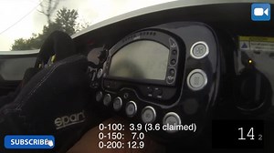 Radical SR3-SL 0-203 km_h FAST! Acceleration