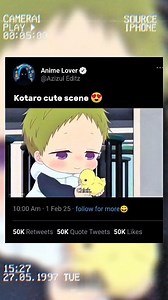 kotaro cute scene 😍 . . . . . . . . . . . #viralvideo #fypシ #animeedit #animeboys #cutebaby | Anime Lover