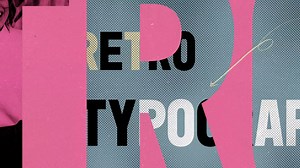 Retro Kinetic Typography Intro - After Effects Template