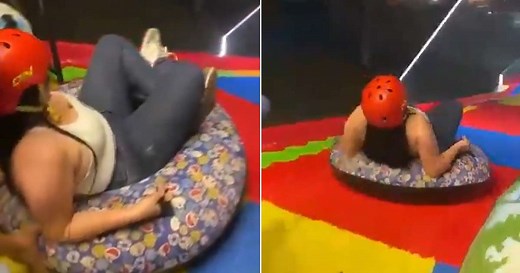 Vídeo mostra momento em que mulher cai de escorregador e morre em parque na Colômbia