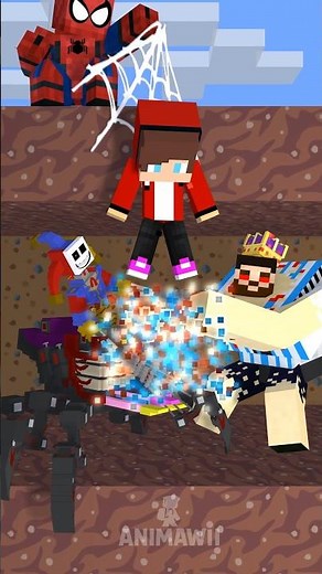 POPPY PLAYTIME! JJ & MIKEY vs GUGU GAGA Chased by PROTOTYPE🙂 - Maizen Minecraft #shorts