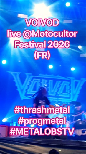 VOIVOD live @MotocultorFestProd2026 (Carhaix FR) #thrashmetal #voivod #metalobstv