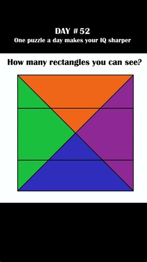 can you see all rectangles in given figure? 🔥🧠 #braintraining #sharpenyourmind