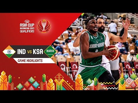 India - Saudi Arabia | Highlights - FIBA Asia Cup 2021 Qualifiers