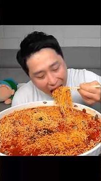 Unlimited Spicy Ramen Mukbang Challenge Massive Bowl Eating Feast