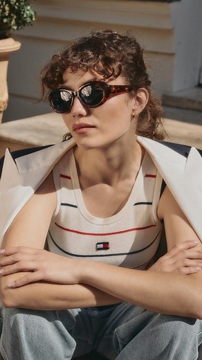 Iconic frames. Instant attitude. The Tommy Hilfiger Spring 2025 sunglass collection has officially landed. Discover Tommy Hilfiger Eyewear on tommy.com. | Tommy Hilfiger