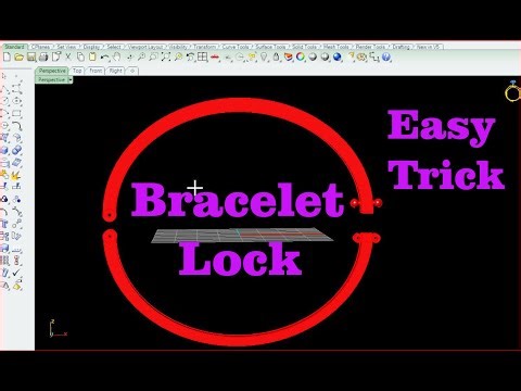 #bracelet #bracelet_lock #cad #fulltutorial #jwellery #matrix9 #rhinoceros #3d #beginners #easyway