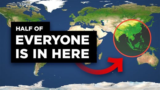 MORE THAN 50% OF PEOPLE LIVE IN THIS SMALL CIRCLE!! 😲 | Real Life Lore