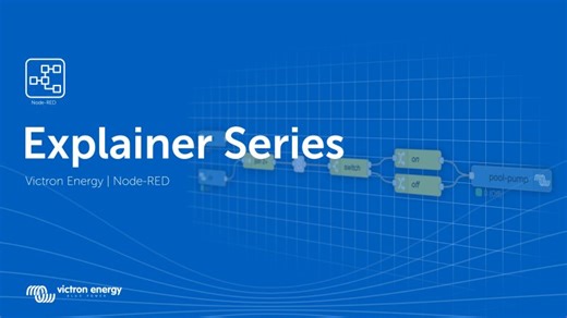Brug Node-RED til at køre en poolpumpe på Victron Energy Solar Power | Victron Energy